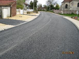 Réaménagement de la rue de l'Eglise et du Moulin - Mélicocq (60) - 2009